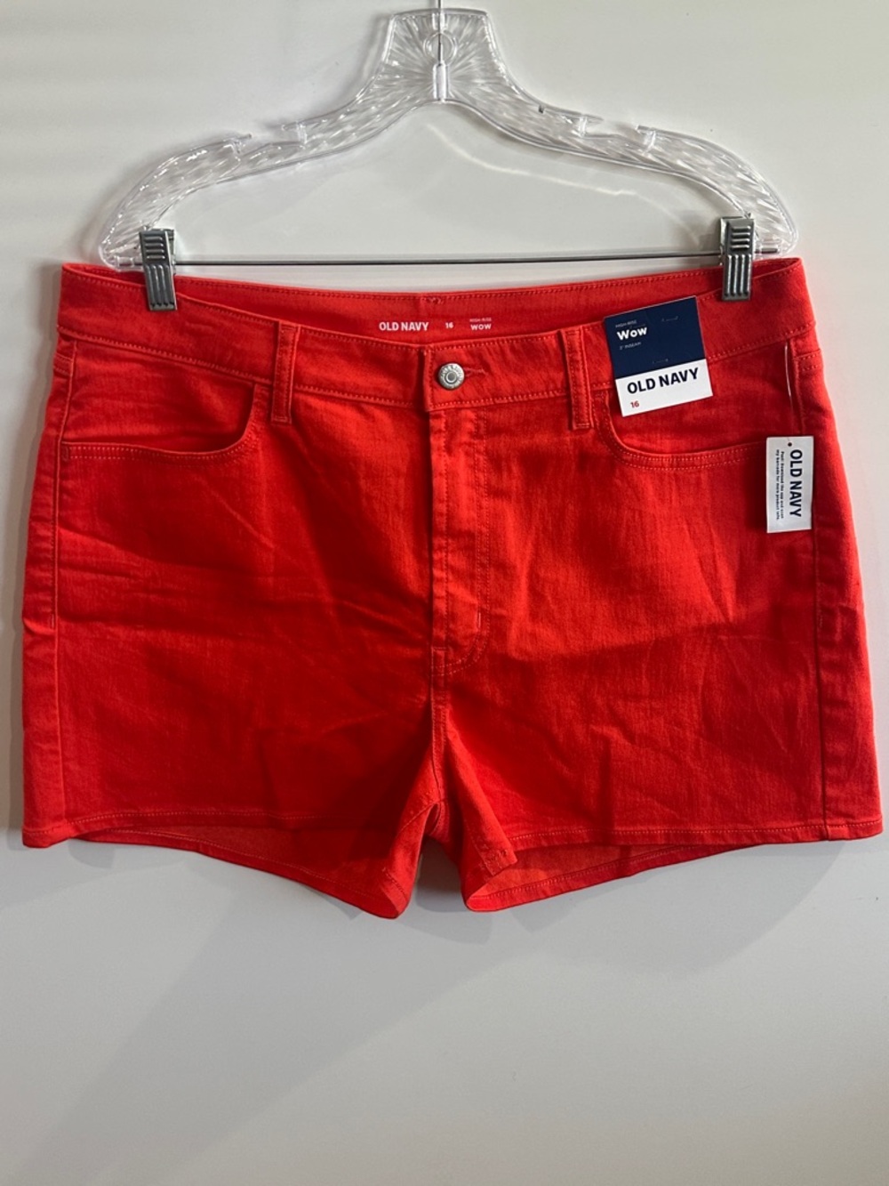 Old Navy High-Waisted Wow Jean Shorts Size 16 - Picture 2 of 7